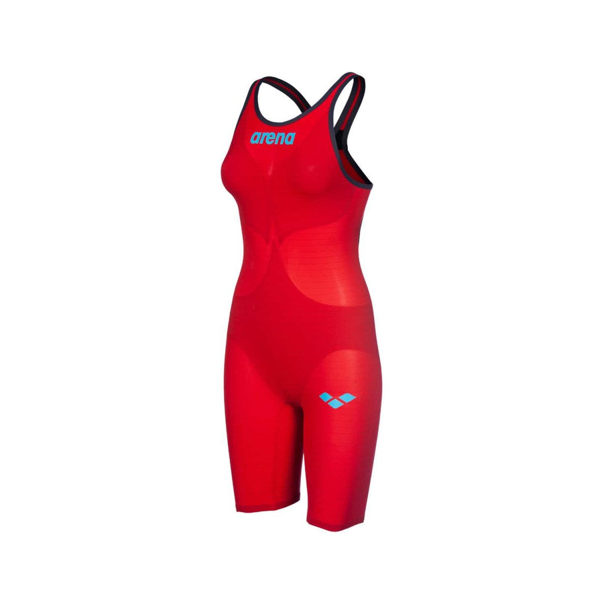 Fato de Banho Mulher Arena Powerskin Carbon Air2 Vermelho Costas Abertas - Image 2