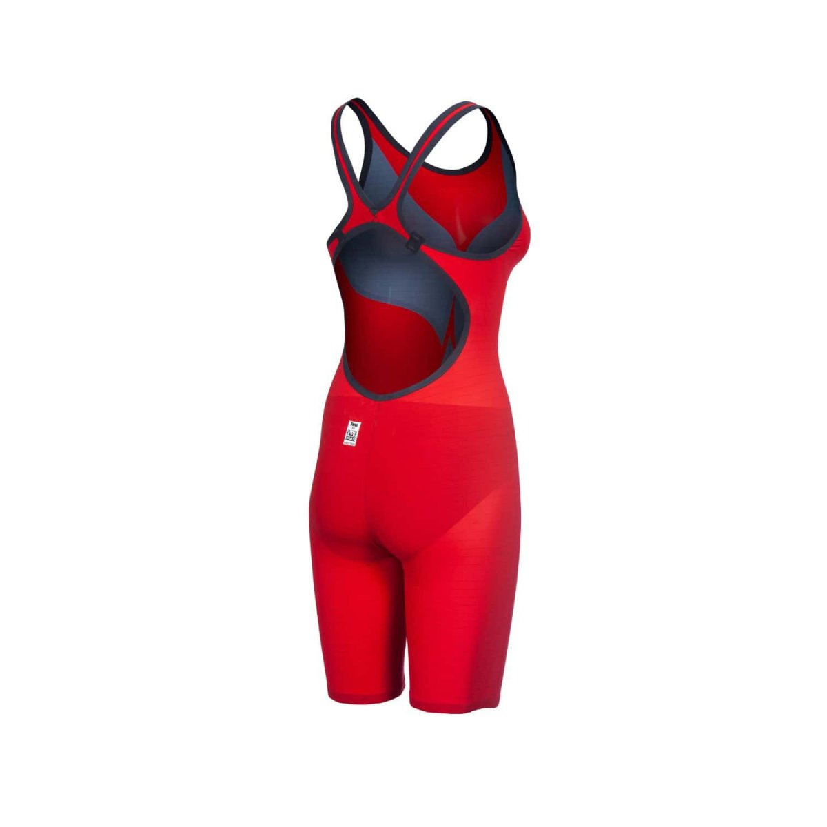 Fato de Banho Mulher Arena Powerskin Carbon Air2 Vermelho Costas Abertas - Image 3