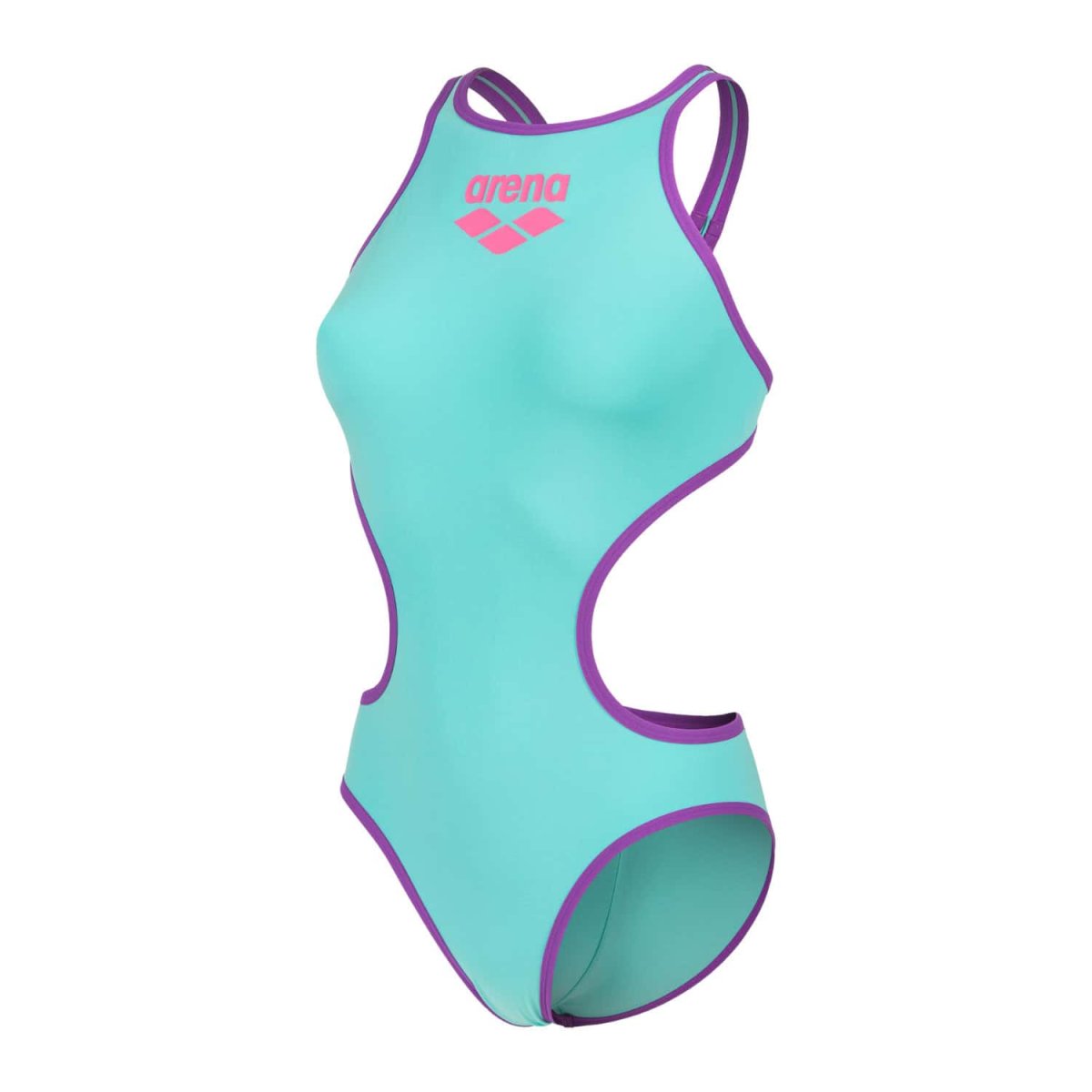 Fato de Banho Mulher Arena One Biglogo Água – Roxo - Image 2