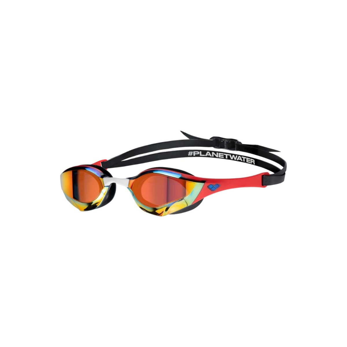 Óculos de Natação Arena Cobra Edge Swipe Espelhado Dourado-Vermelho Aprovado World Aquatics - Image 2
