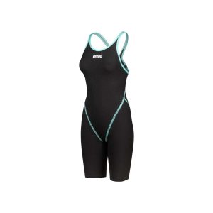 Arena Powerskin Primo Preto-Teal Costas Abertas