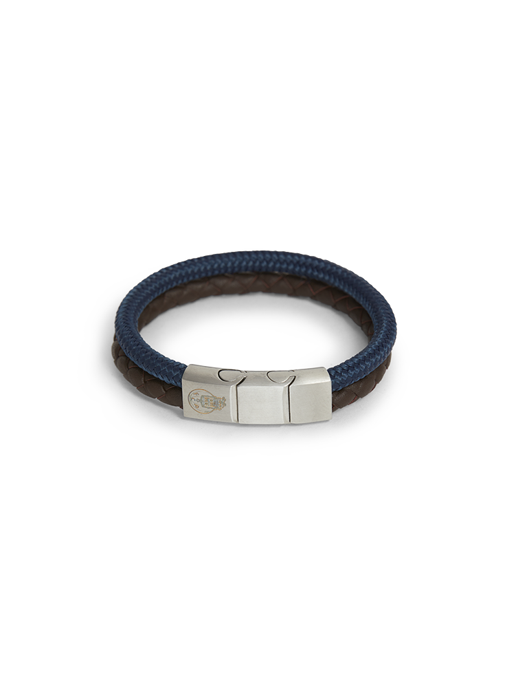 Pulseira FC Porto Dupla Azul e Castanha