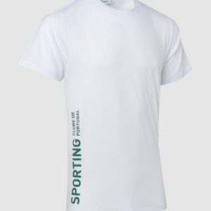 T-shirt Basics Branca Sporting