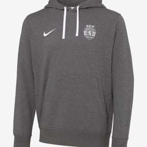 Hoodie Algodão Cinzento Monocromático – Criança