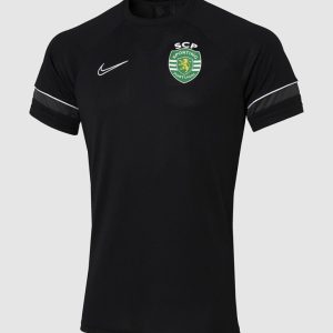T-shirt de Treino Preta logo SCP