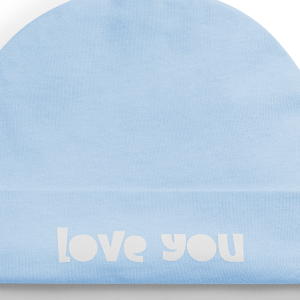 Gorro Menino Azul “love You”
