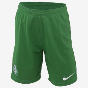 Calção Jogo Verde Emblema Retro – Criança