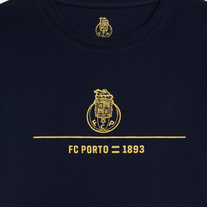 T-shirt Mulher Azul FC Porto Gold