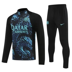 Fato de Treino  Inter Milan Black with Blue Water Splash