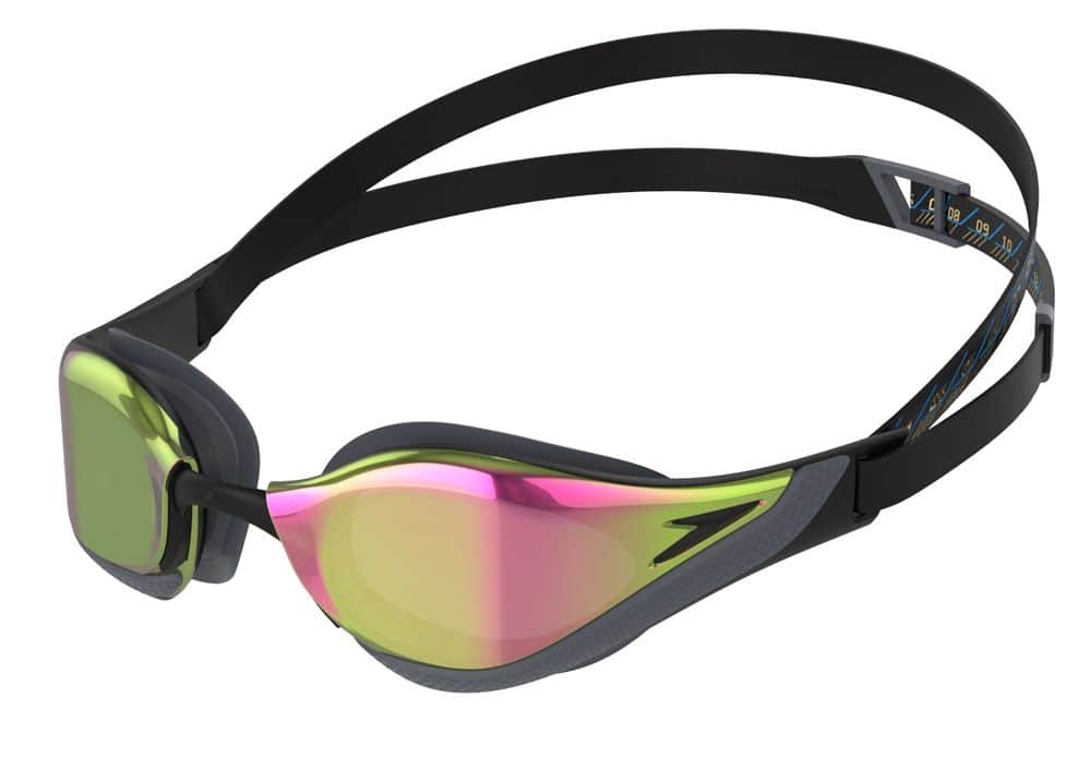 Óculos de Natação Speedo Fastskin Pure Focus Espelhado Preto Rubi Aprovado World Aquatics - Image 2