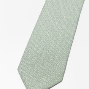 Gravata Wickettjones Seda Verde Clara