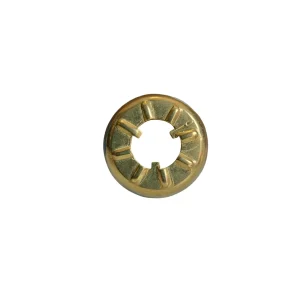 Anilha Dentada Roll-Line Dourada