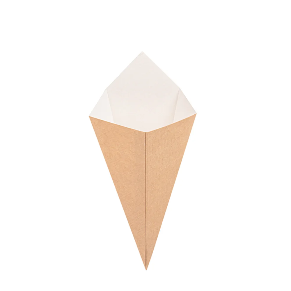 Cone para Batata Frita em Cartão Ondulado Nano-Micro 12,8 x 21,7cm (100 g) - Image 2