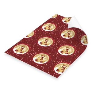 Papel de Embrulho Snowman