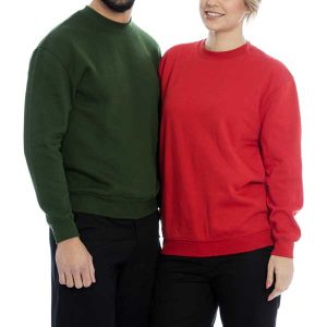 Sweatshirt em Malha Cardada Unissexo