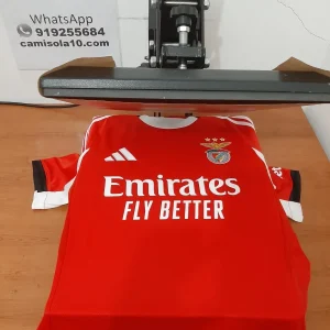 Camisola Principal SL Benfica 25/26 - Qualidade Premium & Personalizável