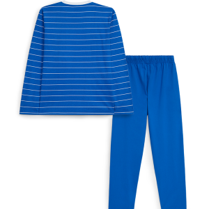Pijama Juvenil Azul Riscas