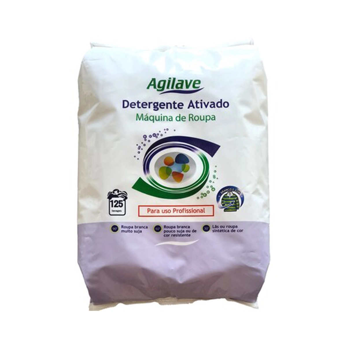 Detergente em Pó para Máquina de Roupa Ativado Agilave 10kg - Image 2