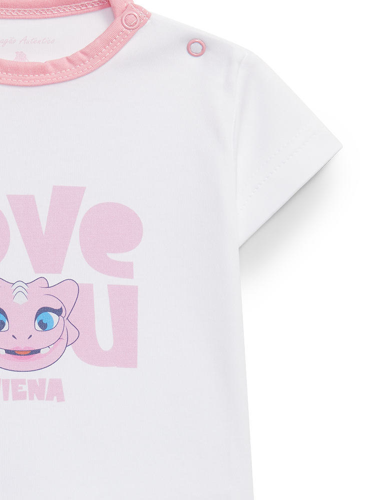 T-shirt FC Porto Menina Branca “Love You” - Image 6