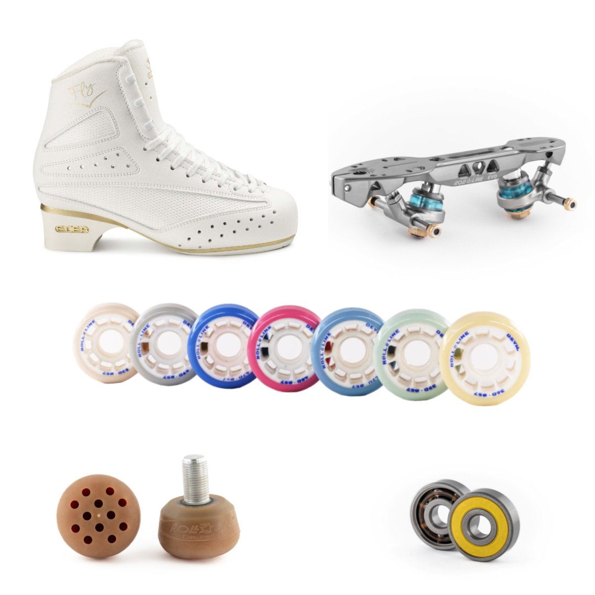 Patins Completos Pat. Art. Fly+Evo+Devil+Abec 9 - Image 2