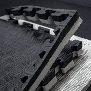 Tapete Tatami | Preto e Cinza